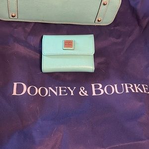Dooney and Burke Tiffany blue wallet